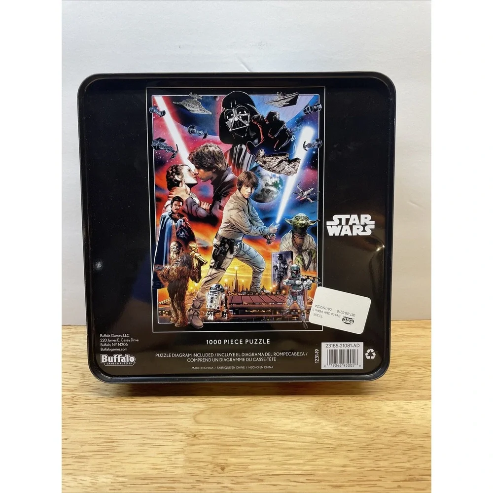 Star Wars 1000 Piece Puzzle By Buffalo Games in Collectible Tin NEW 12+